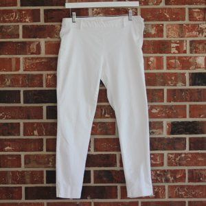 H&M Women's Size 10 White Ankle Pants